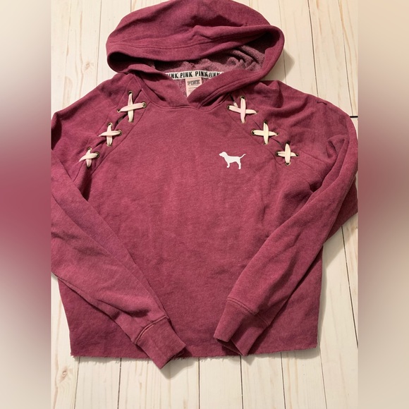 PINK Victoria's Secret Sweaters - Pink Cropped Sweater